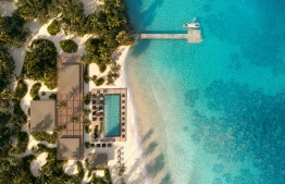Aerial view of Patina Maldives, Fari Islands--