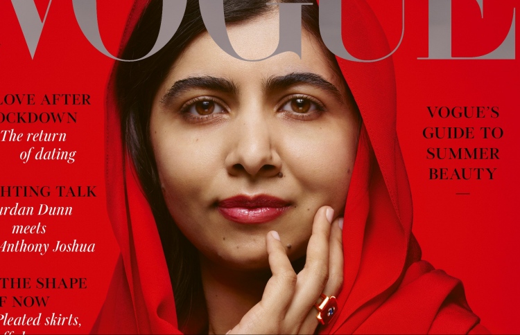 ވޯގް މަޖައްލާގެ ކަވަރުގައި މަލާލާ