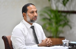 Home Minister Imran Abdulla speaks at a parliamentary committee: Many have criticized Faisal's suicide attempt while in police custody -- Photo: Parliament