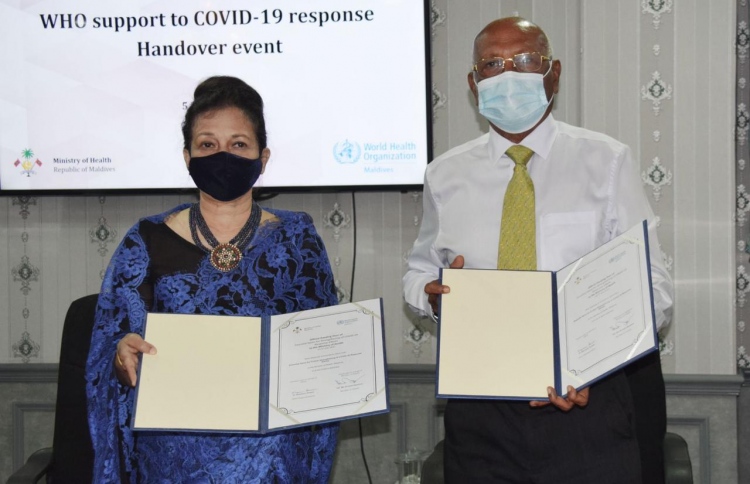 ޑަބްލިއުއެޗްއޯ އިން 19،500 ޓެސްޓްކިޓް ހަދިޔާކޮށްފި