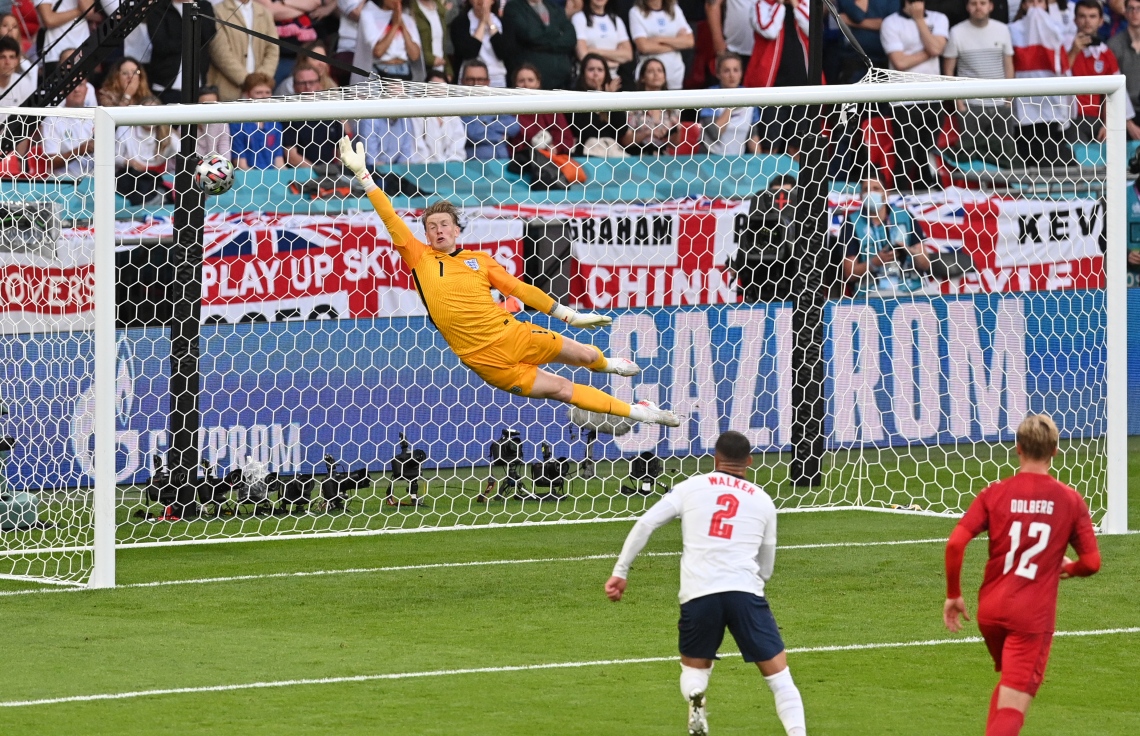 ލަންޑަން - ޖުލައި 7، 2021: ޔޫރޯ ސެމީ ފައިނަލްގައި އިންގްލެންޑް ކޮޅަށް ޑެންމާކުން ލަނޑު ޖަހަނީ: ޑެންމާކް އަތުން 2-1 އިން މޮޅުވި އިންގްލެންޑް ފައިނަލްގައި ބައްދަލު ކުރާނީ އިޓަލީއާ. --ފޮޓޯ:އޭއެފްޕީ