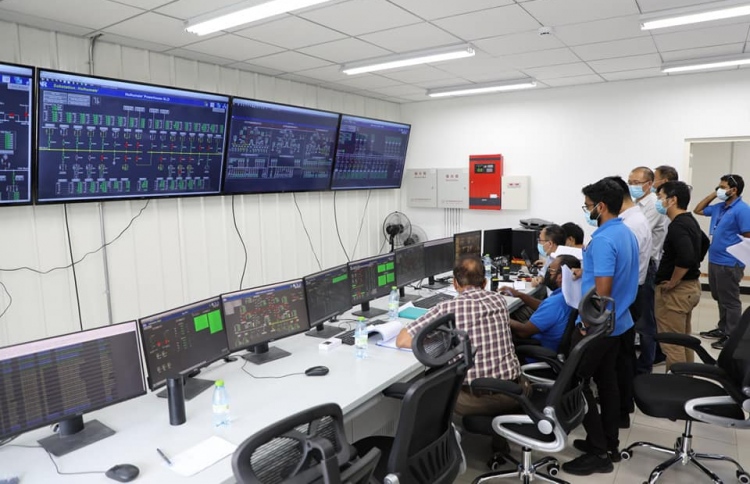 މާލެ-ހުޅުމާލޭގެ ކަރަންޓުގެ ވިއުގަ ގުޅާލައިފި