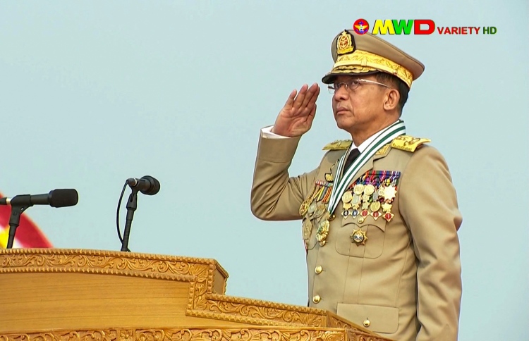 މިޔަންމާގެ އަސްކަރީ ސަރުކާރަށް އދ.ގައި ޖާގައެއް ނެތް