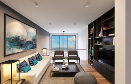 A 3D image of how an apartment in Aqua Vita Residences could look: there are a total of 98 apartments in these residences  -- Photo: Aqua Vita