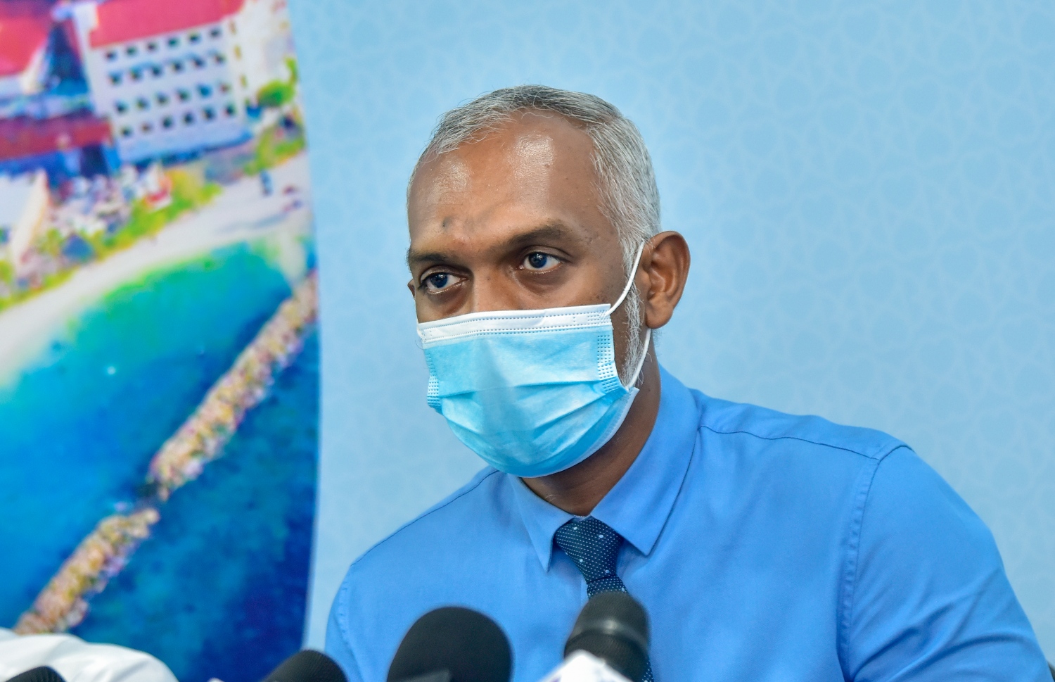 މާލޭގެ މޭޔަރު މުއިއްޒު --- ފޮޓޯ/މިހާރު