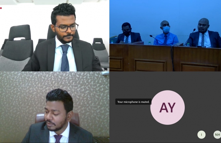 މުއިއްޒު ވިދާޅުވީ އާބިޓްރޭޝަނަށް ބަޔާން ނުދެއްވާ ކަމަށް