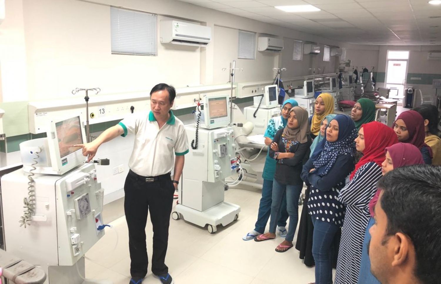 އައިޖީއެމްއެޗްގެ ޑަޔަލިސިސް ޔުނިޓްގައި މައުލޫމާތު ދެނީ