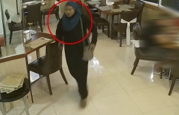 ފުލުހުން އާންމު ކުރި ވީޑިއޯގެ ސްކްރީން ޝޮޓެއް ---