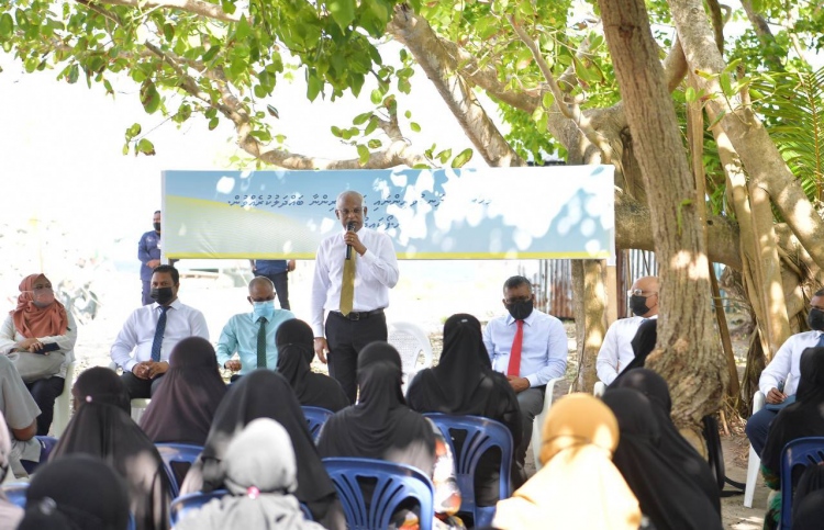 ވަގުތުކޮޅެއް ނެގިއަސް މަހަށް ހަމައަގު ހޯދޭނެ: ރައީސް