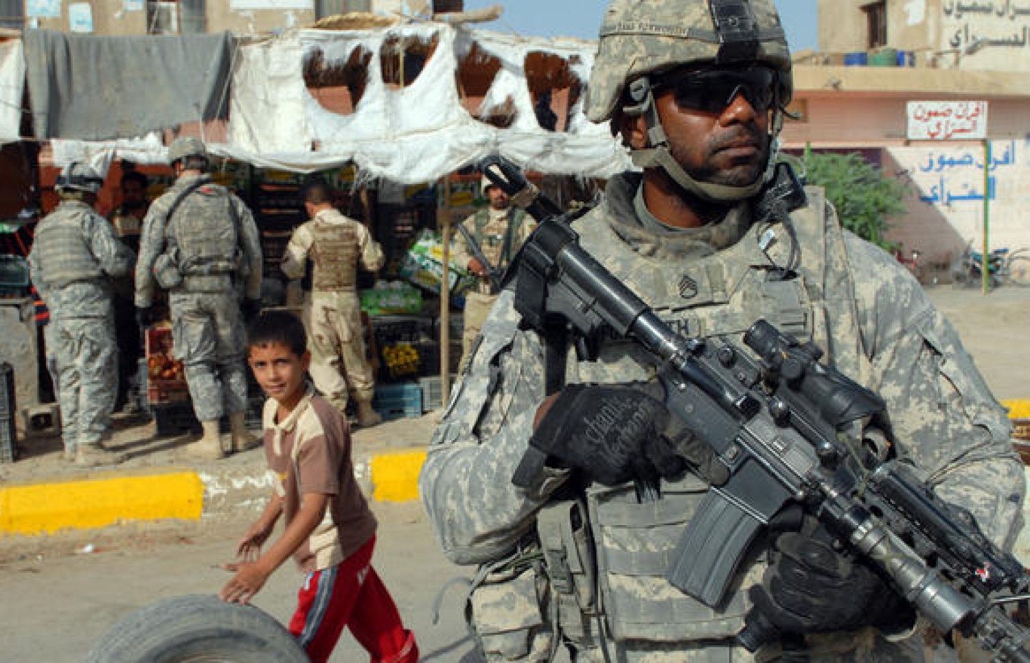 އެމެރިކާ ސިފައިން އިރާގުގައި.