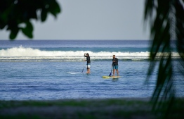 Water sports activities in Hulhumalé beach area