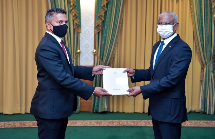 ޕްލޭނިންގެ ސްޓޭޓް މިނިސްޓަރަކަށް އައްޑޫގެ ކުރީގެ މޭޔަރު