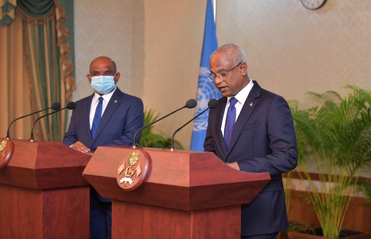 ޝާހިދުގެ ވައުދުތައް ފުއްދަން އެއްބާރުލުން ދޭނަން: ރައީސް