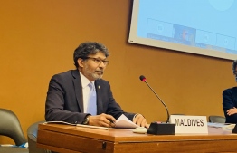 Dr Asim, Maldives’ Permanent Representative to the UN Office --