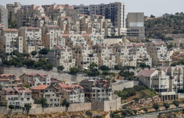(FILES) This file photo taken on July 16, 2021, shows a view of the Israeli settlement of Efrat on the southern outskirts of Bethlehem in the occupied West Bank. -- Photo: Ahmad Gharabli / AFP