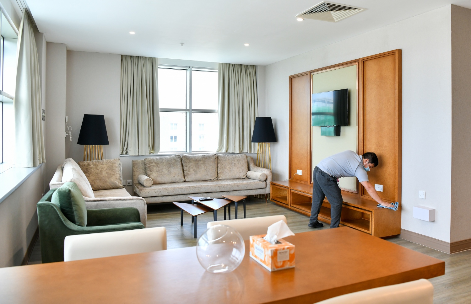 ޓްރީ ޓޮޕް ހޮސްޕިޓަލްގެ ޕްރެޒިޑެންޝަލް ސުއިޓް -- ފޮޓޯ: ފަޔާޒް މޫސާ/ މިހާރު