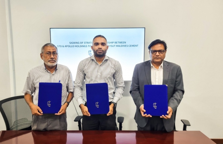 އެސްޓީއޯގެ "މޯލްޑިވްސް ސިމެންތި" ވިއްކަން އެޕޯލޯއަށް