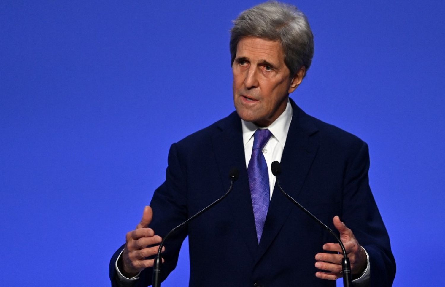 ކޮޕް26 ނިންމުމުގެ ޖަލްސާގައި އެމެރިކާގެ ތިމާވެއްޓާ ބެހޭ މަންދޫބު ޖީން ކެރީ ވާހަކަ ދައްކަވަނީ