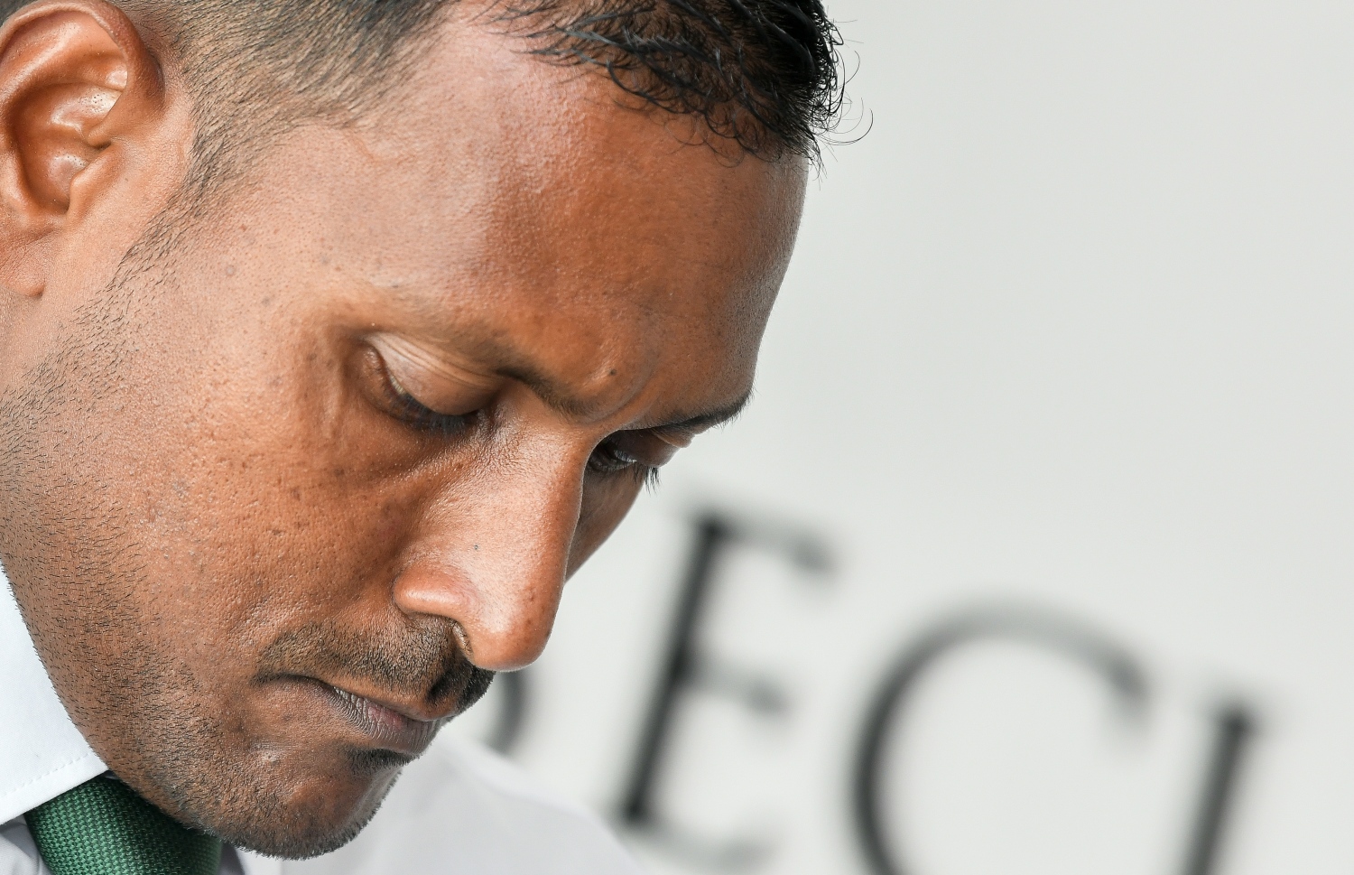 ޕްރޮސެކިއުޓާ ޖެނެރަލް ހުސައިން ޝަމީމް މީޑިއާ ބްރީފިންއެއްގައި ލިއުމެއް ބައްލަވަނީ