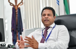 Managing Director of Fenaka Corporation Ahmed Saeed Mohamed-- Photo: Nishan Ali | Mihaaru