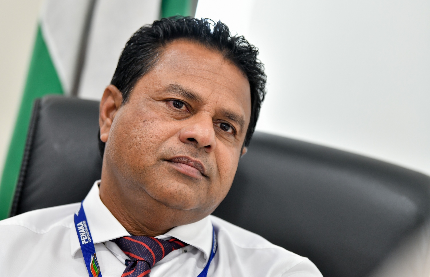 ކުރީގެ ރައީސް އިބްރާހިމް މުހައްމަދު ސޯލިހުގެ ސަރުކާރުގައި ފެނަކަ ހިންގި މެނޭޖިން ޑިރެކްޓަރު ސައީދު.