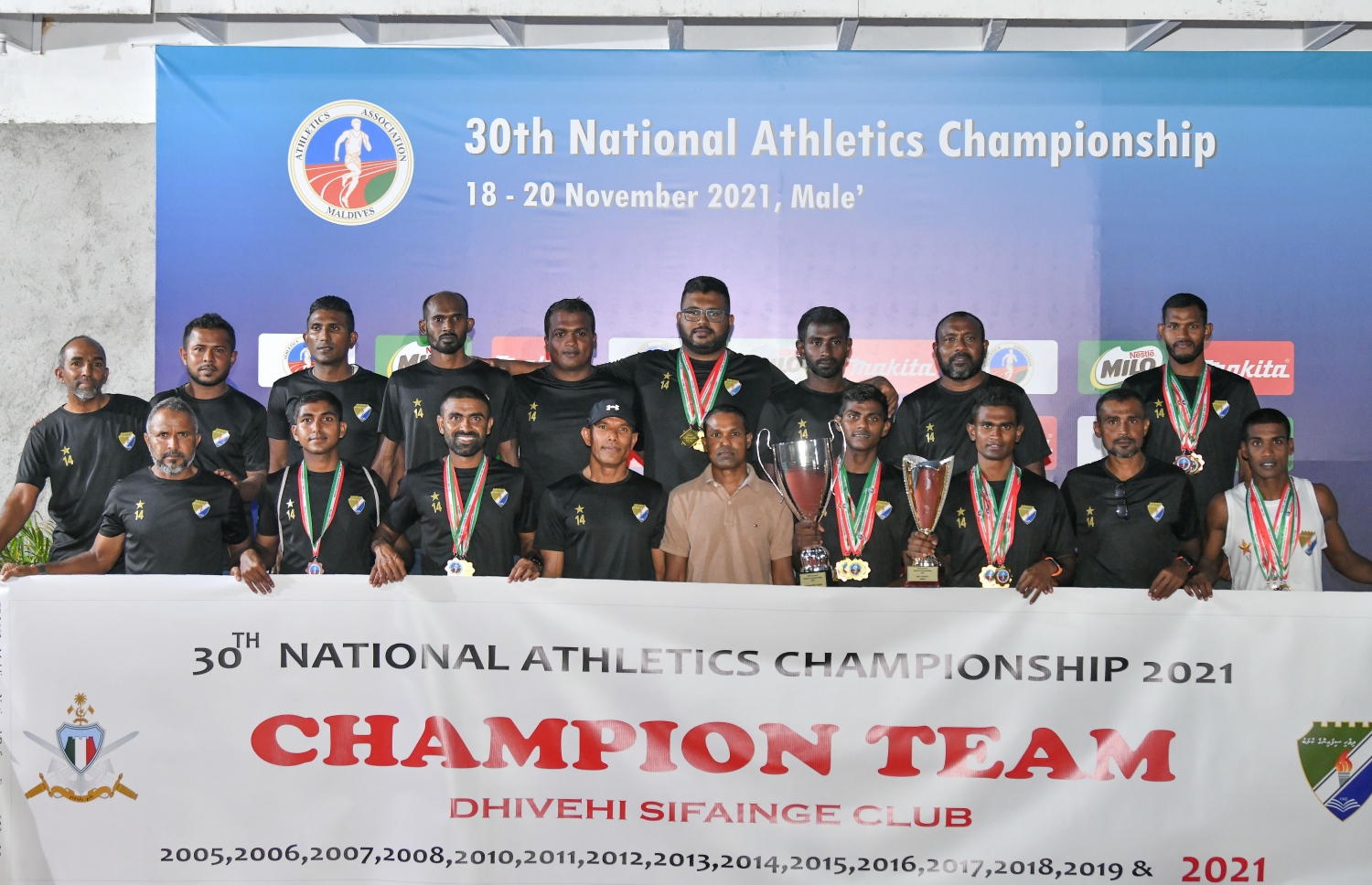 ފިރިހެން އެންމެ މޮޅު ކްލަބުގެ މަގާމު ހޯދި ދިވެހ ސިފައިންގެ ކްލަބު --- ފޮޓޯ: ނިޝާން އަލީ | މިހާރު