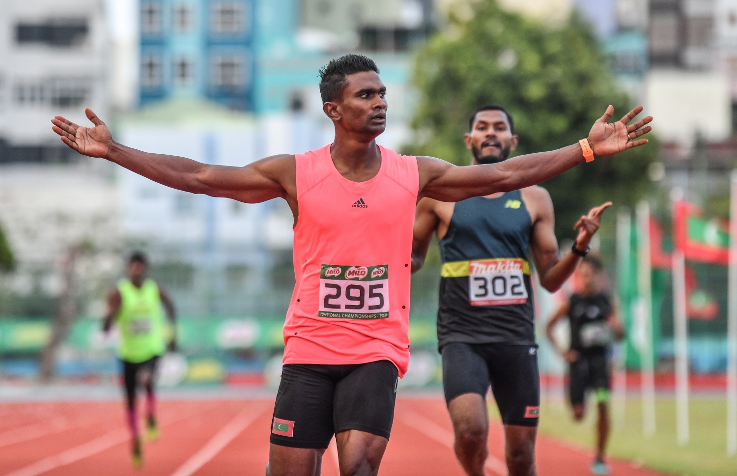 ސާއިދު މިއަދު 400 މީޓަރުގެ ރޭހުން އެއްވަ ހޯދުމަށް ފަހު --- ފޮޓޯ: ނިޝާން އަލީ | މިހާރު