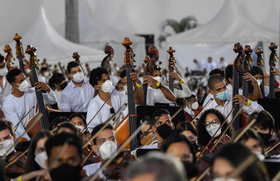 Venezuela establece récord mundial de orquesta más grande