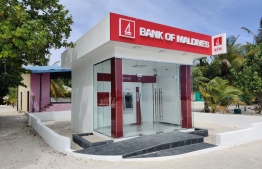 (FILE) ATM in Dhangethi: the promotion will go on until the end of January  -- Photo: BML