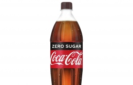The newly introduced 1.25 litre bottle of Zero Sugar Coca-Cola product in Maldives -- Photo: Coca-Cola