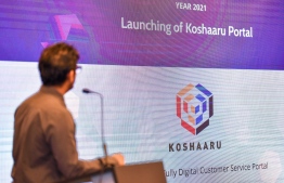 (FILE) Pension Office launching their digital portal "Koshaaru" on December 1, 2023 -- Photo: Fayaz Moosa / Mihaaru