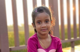 [File] Saadha Saudhulla, passed away at the age of five while receiving treatment at Fuvahmulah Hospital --