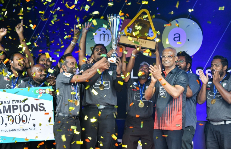 ބިލިއާޑްގެ ގައުމީ ޗެމްޕިއަންކަން އީގަލްސް ހޯދައިފި