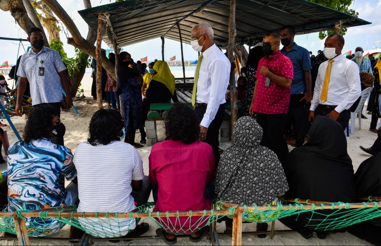 ރައީސް ވިދާޅުވީ މާލެއަށް ޖަމާވުން ހުއްޓުވޭނެ ކަމަށް