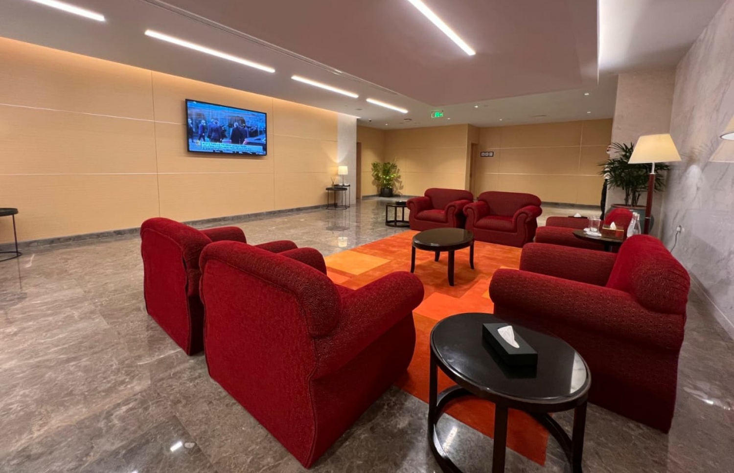 ވީއައިޕީ ޓާމިނަލްގައި ހުރި ސޯފާ ގޮނޑިތައް. އެތަނުން އެންމެ ޒަމާނީ ވީއައިޕީ ހިދުމަތް ލިބޭނެ--ފޮޓޯ:އެމްއޭސީއެލް