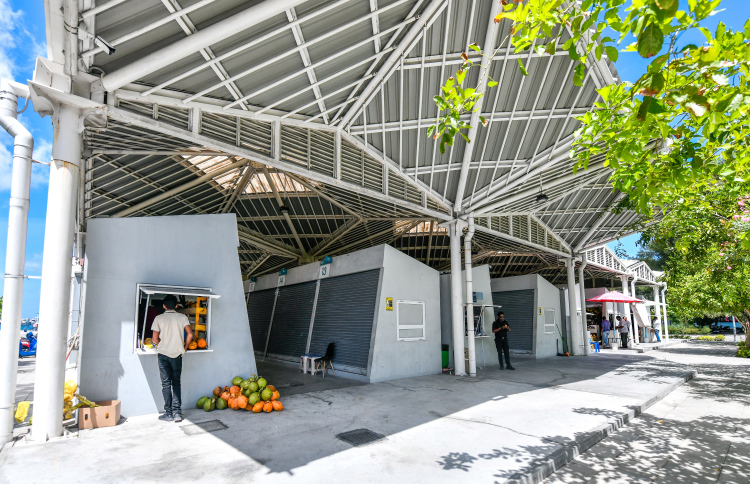 ހުޅުމާލެ ރަށު މާރުކޭޓުން 5 ގޮޅި ކުއްޔަށް ދޫކުރަނީ