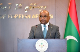 TURKISH FOREIGN MINISTER VISIT / FOREIGN MINISTRY ABDULLA SHAHID