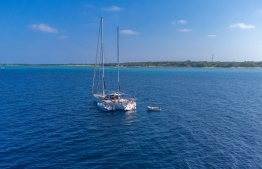 [File] A yacht in Maldives: the number of superyachts have increased dramatically in Maldives