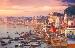 The place where meat is forbidden; Varanasi -- Photo: BBC