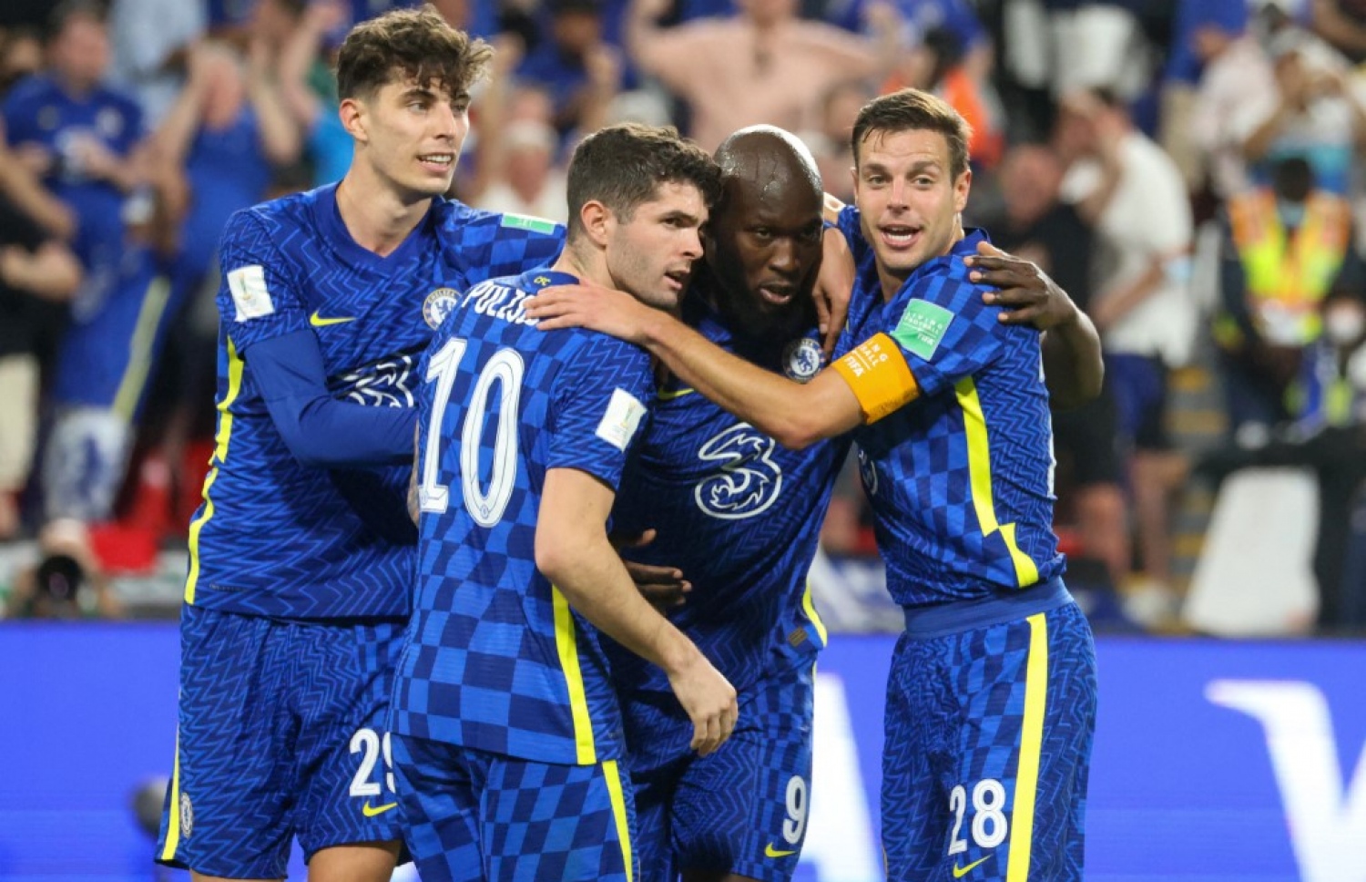 ލުކާކޫ މެޗުގެ ފުރަތަމަ ލަނޑު ޖެހުމަށް ފަހު.-- ފޮޓޯ: އޭއެފްޕީ