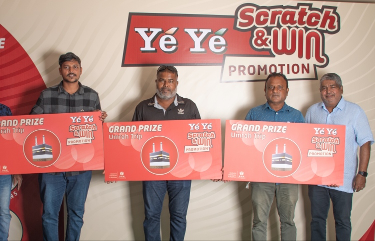 ޔޭޔޭ ޕްރޮމޯޝަނުގެ ނަސީބުވެރިންނަށް އުމްރާ ދަތުރު ދީފި