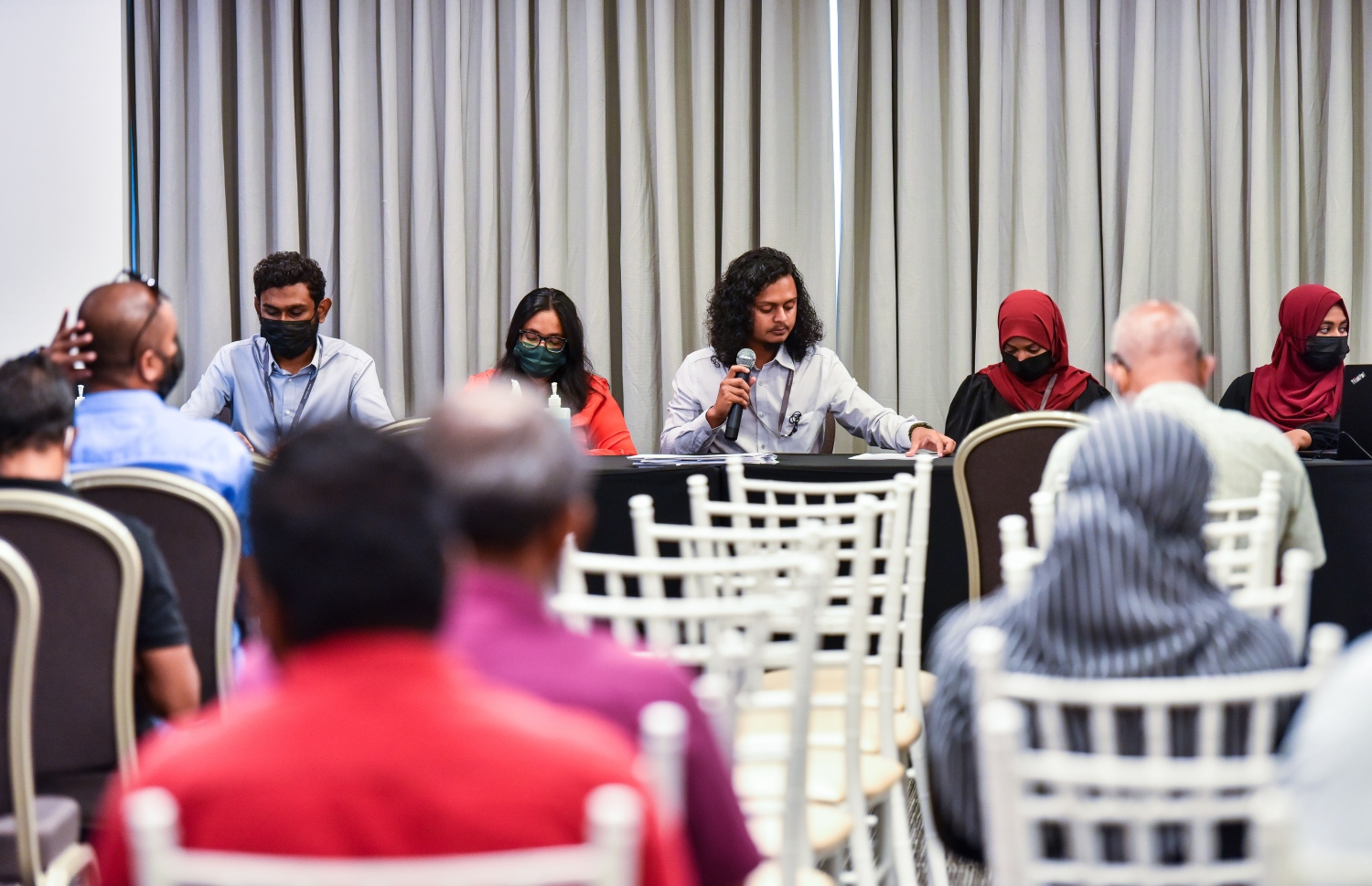 ދެވަނަ ފިޔަވަހިން ގޯތި ގަންނަން ހުށަހެޅި މީހުންގެ ބިޑް ހުޅުވުމުގެ ރަސްމިއްޔާތު-- ފޮޓޯ: ފަޔާޒު މޫސާ/ މިހާރު