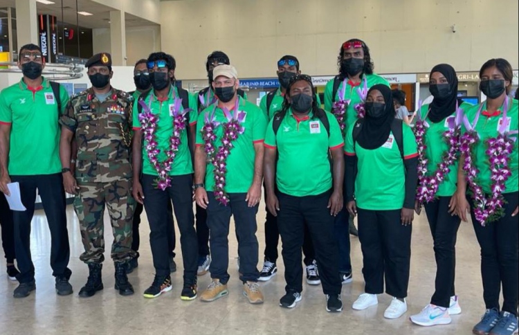 ބީޗު ވޮލީ މުބާރާތަށް ރާއްޖޭގެ ޓީމު ލަންކާ އަށް