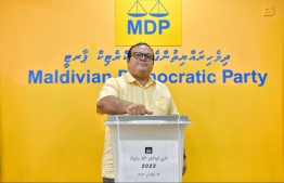 MDP PARLIAMENTARY GROUP  ELECTION 2022 MOHAMED ASLAM
