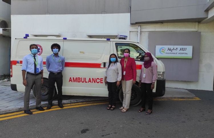 ހުޅުމާލެ ހޮސްޕިޓަލަށް އިތުރު އެމްބިއުލާންސެއް ލިބިއްޖެ