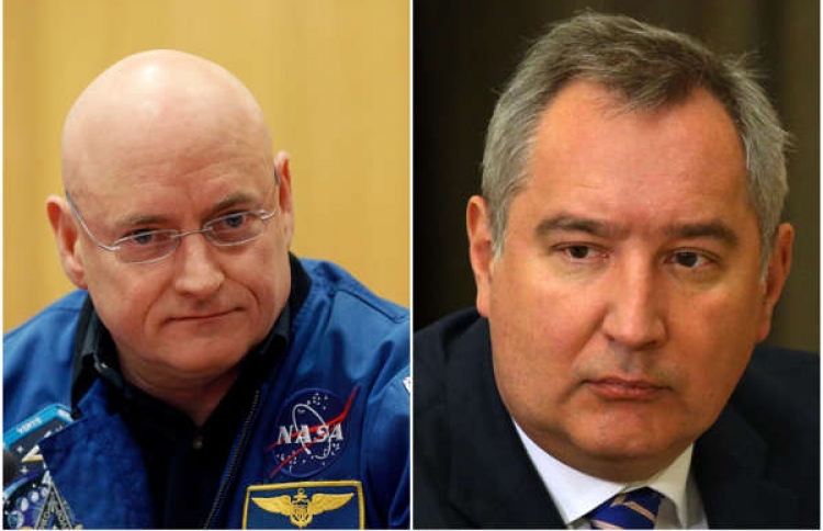 ނާސާގެ އެސްޓްރޮނޯޓާކާއި ރަޝިއާގެ ސްޕޭސް ޗީފް ތޮޅެނީ