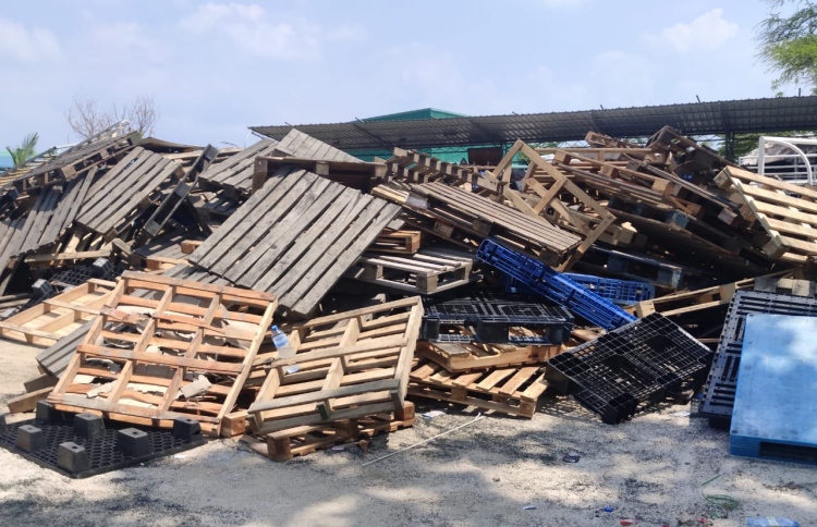 މާލޭގެ މަގުތަކުން 1،360 ޕެލެޓް ނަގައިފި