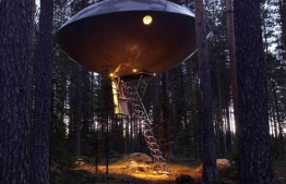 TreeHotel room; UFO --Photo: TreeHotel