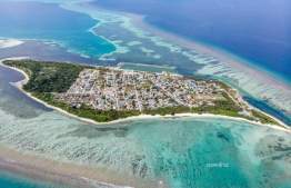 [File] Ariel view of Haa Dhaal Atoll Makunudhoo; the westernmost inhabited island of the Maldives