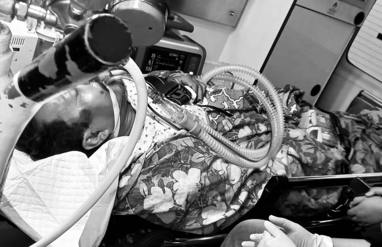 ސައިކަލަކުން ވެއްޓި އަނިޔާވި މީހަކު ވެންޓިލޭޓަރުގައި